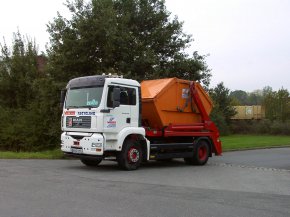 Absetzcontainerfahrzeug für Container von 5 - 10 m³